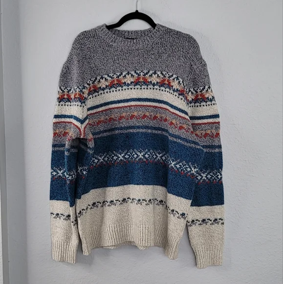 Mens Smartwool CHUP Kaamos Fair Isle Sweater XL - Picture 2 of 7
